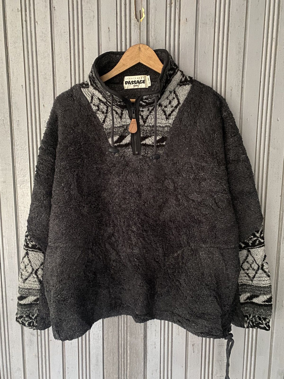 Japanese Brand Passage Sweater Fleece Half Zipper Size US XL / EU 56 / 4 - 1 Thumbnail