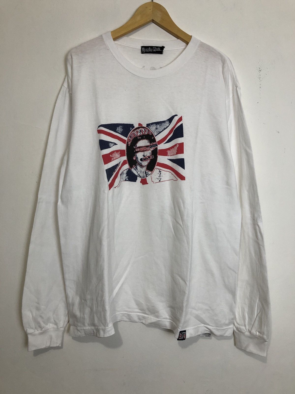 Jamie Reid God Save The Queen Long Sleeve T-Shirt
