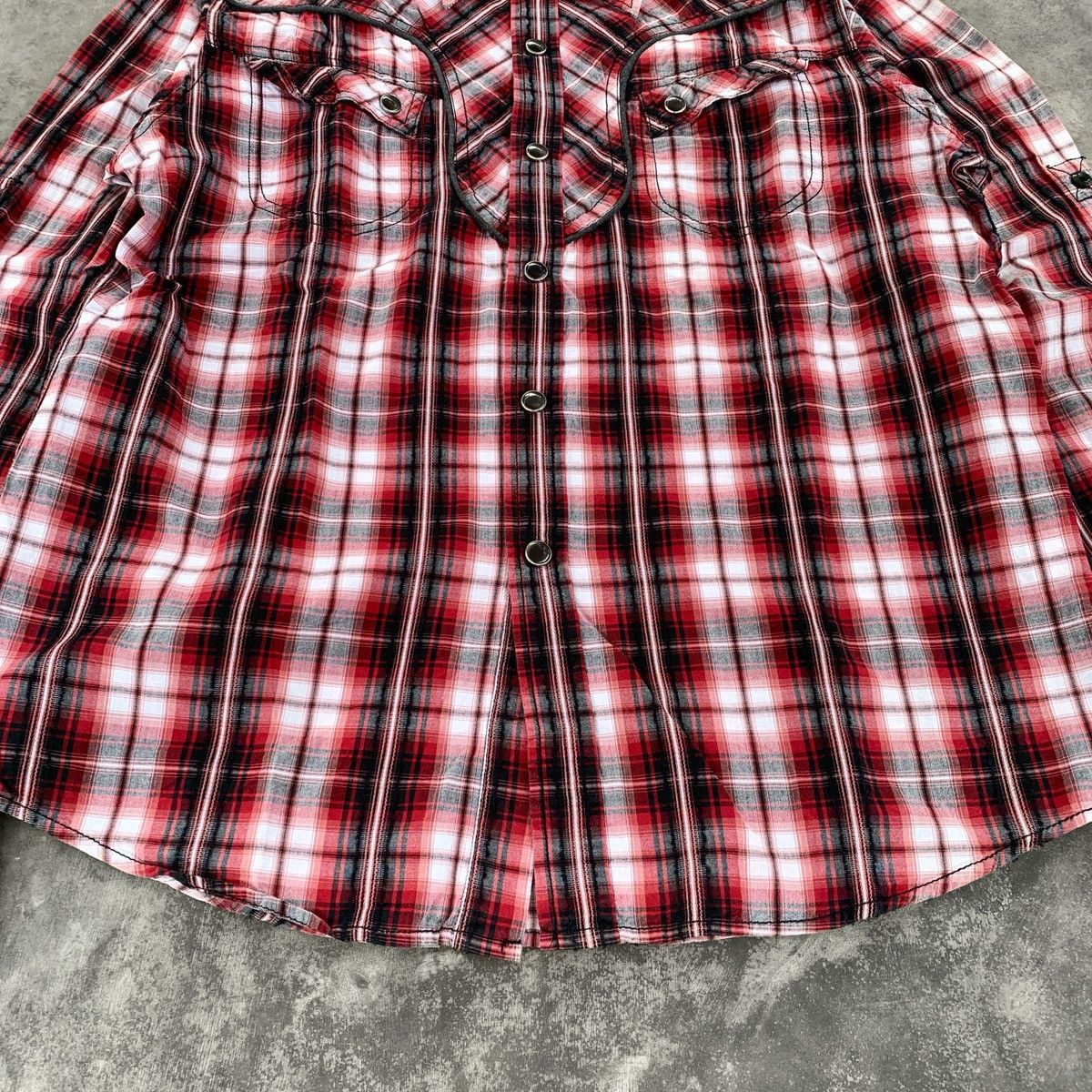 In The Attic In The Attic Plaid Gothic Punk VKei Style Shirt Size US M / EU 48-50 / 2 - 4 Thumbnail