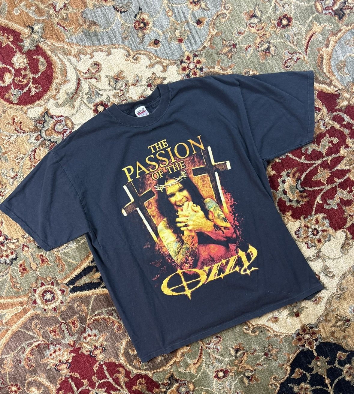 Ozzy Osbourne Vintage 2004 Ozzy Osbourne Ozzfest "The Passion" T-shirt Size US XL / EU 56 / 4 - 1 Thumbnail