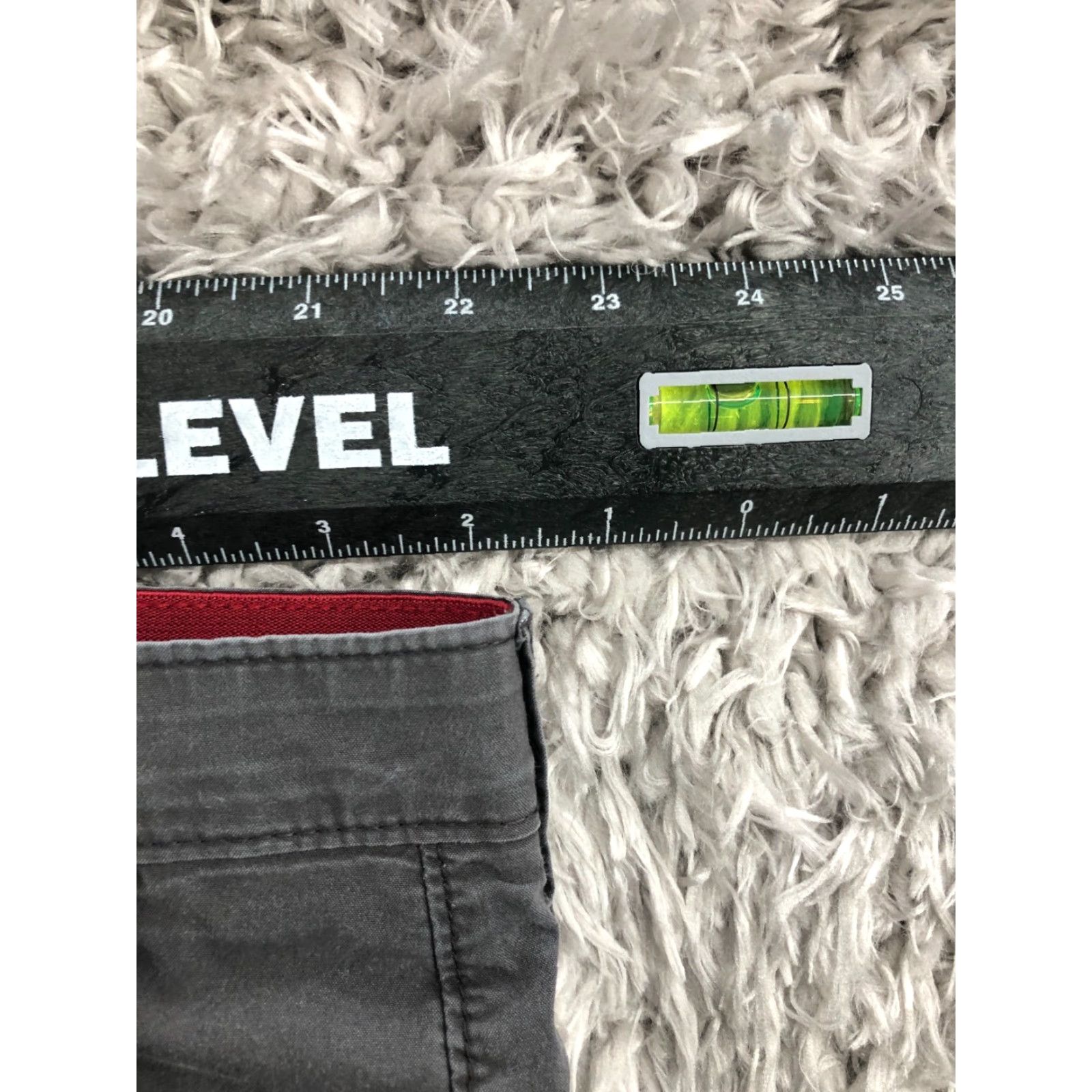 Wrangler Wrangler Shorts Mens Bermuda Regular 46 Gray Cotton Blend Mid Rise 10in Inseam 5-Pocket Logo Denim Wash Medium Size US 30 / EU 46 - 2 Thumbnail