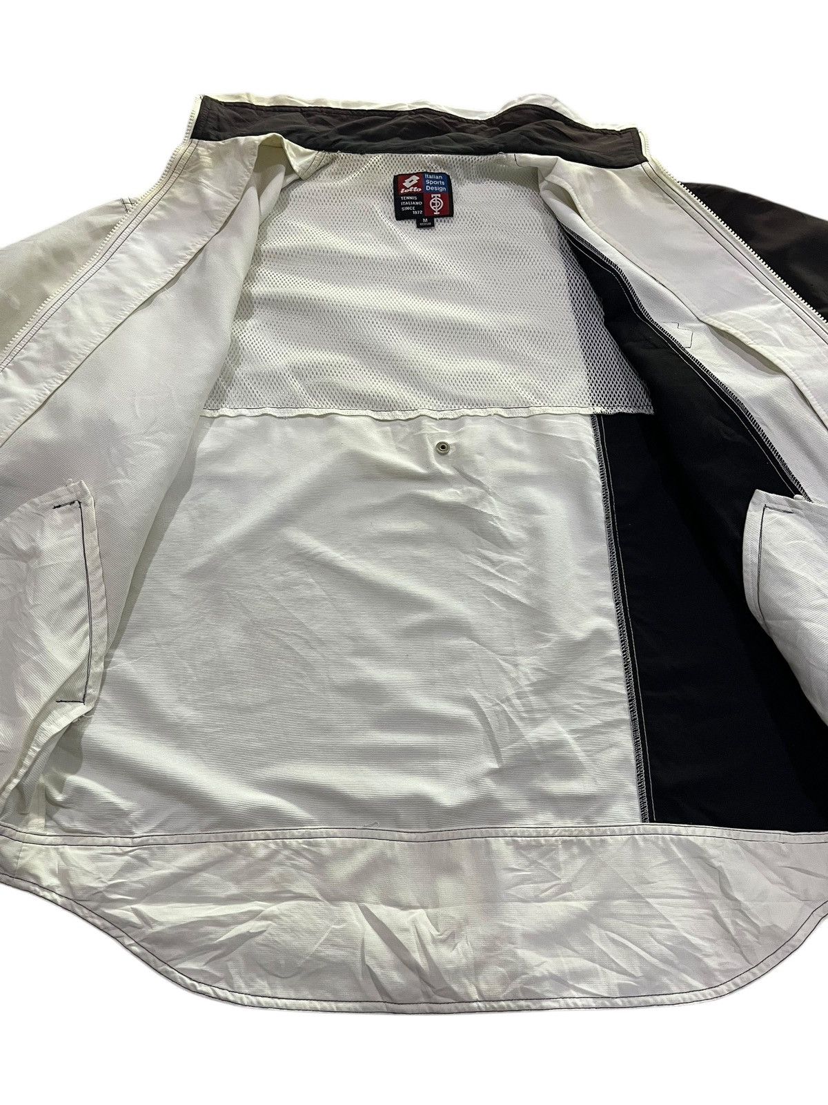 Lotto Sport × Vintage Vintage 90s Lotto Tennis Italiano Windbreaker Size US M / EU 48-50 / 2 - 7 Thumbnail
