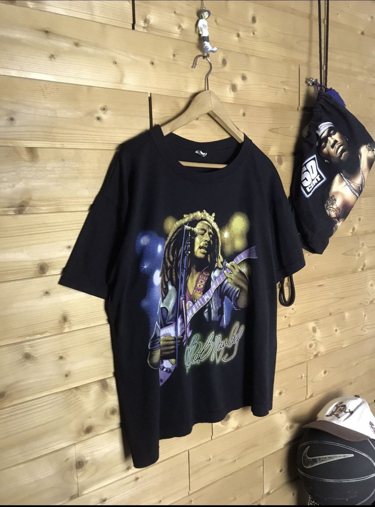 Vintage Vintage Bob Marley t shirt Size US L / EU 52-54 / 3 - 1 Thumbnail