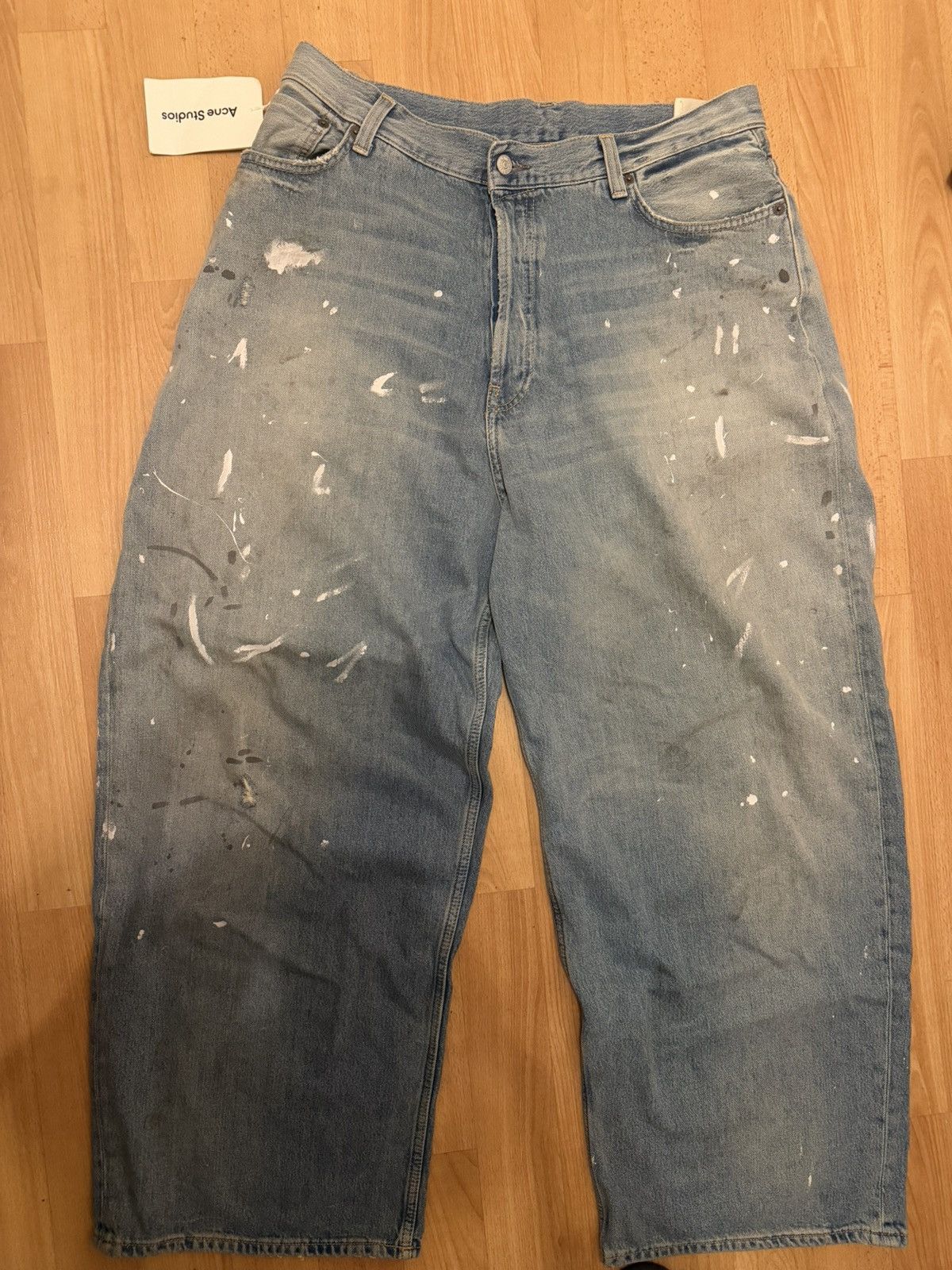 Acne Studios SUPER BAGGY-FIT-JEANS – 2023M Size US 34 / EU 50 - 1 Thumbnail