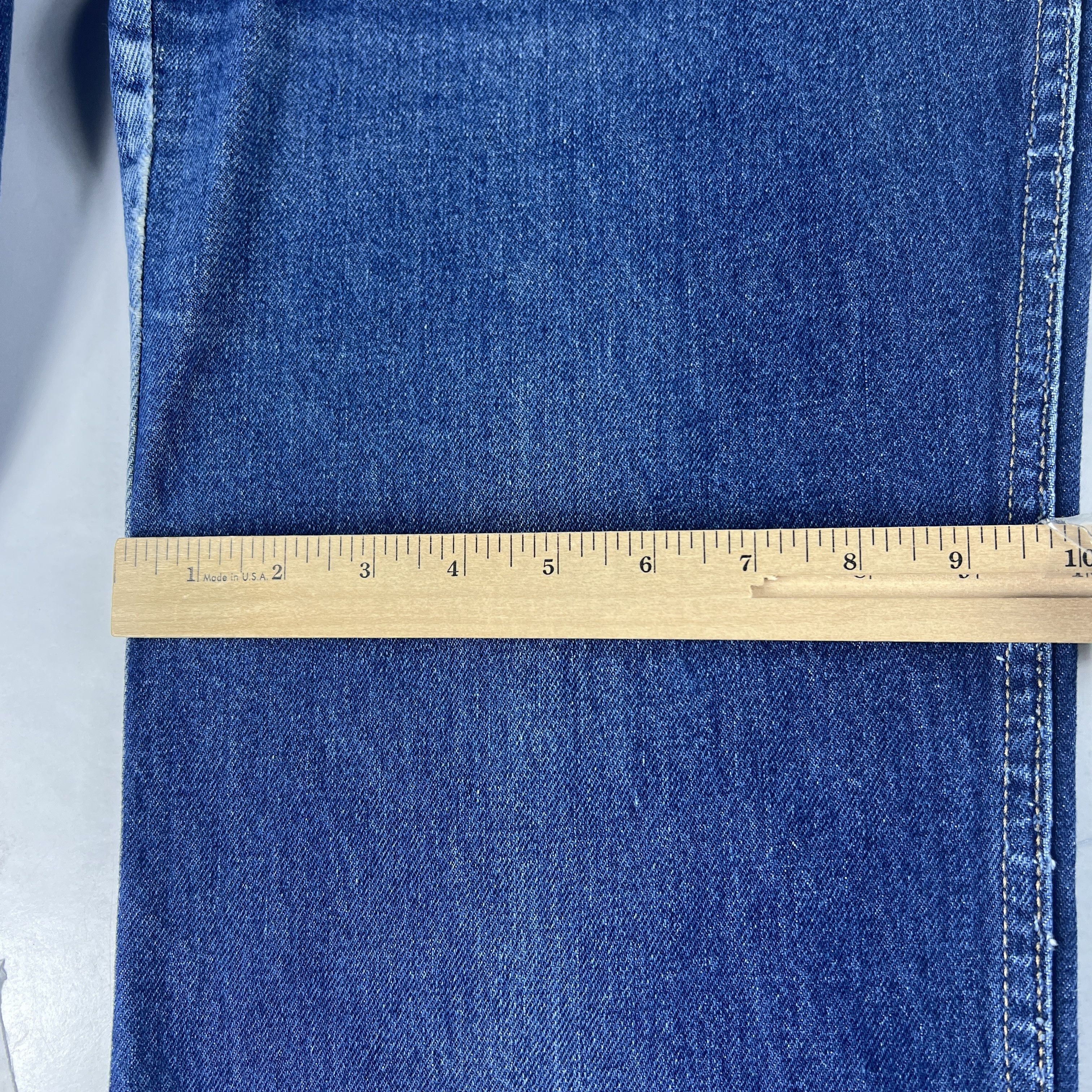 Calvin Klein VTG 80s Calvin Klein Jeans High Rise Straight Blue Denim Size 28" / US 6 / IT 42 - 21 Thumbnail