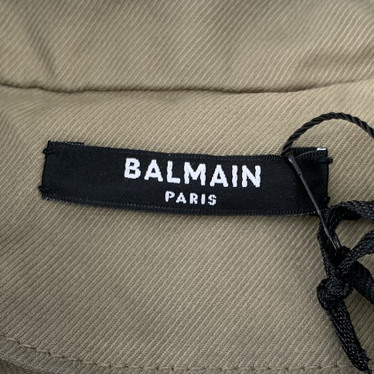 Balmain Balmain Breasted Cropped Denim Short Sleeve Shirt K26WX Size S / US 4 / IT 40 - 5 Thumbnail