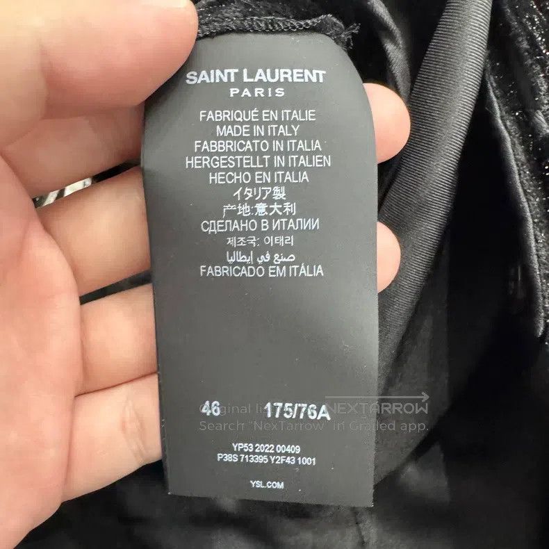 Saint Laurent Paris Saint Laurent Paris Glitter Fleece Casual Pants Size US 30 / EU 46 - 3 Thumbnail