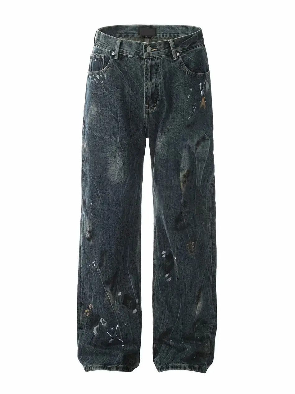 Japanese Brand × Jean Retro straight leg ripped high street jeans Size US 32 / EU 48 - 4 Thumbnail