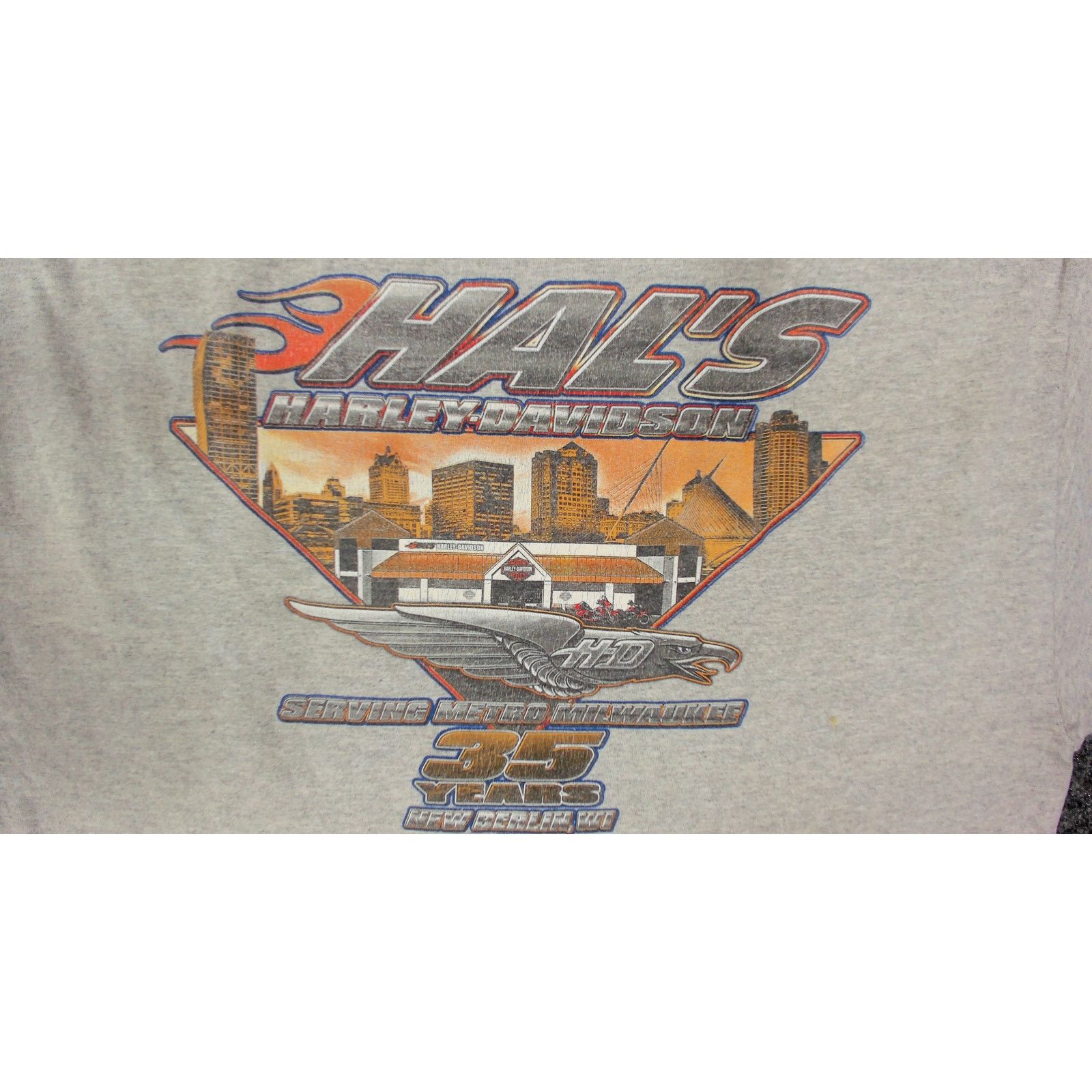 Harley Davidson Harley-Davidson 2013 Hal's Milwaukee 110th Anniversary Tee L Size US L / EU 52-54 / 3 - 15 Thumbnail