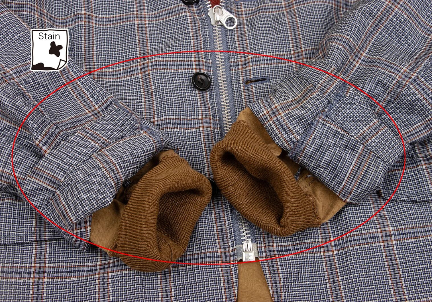 Junya Watanabe Reversible 2-Way Jacket Blouson in Blue and Brown, Size XS Size US XS / EU 42 / 0 - 6 Thumbnail
