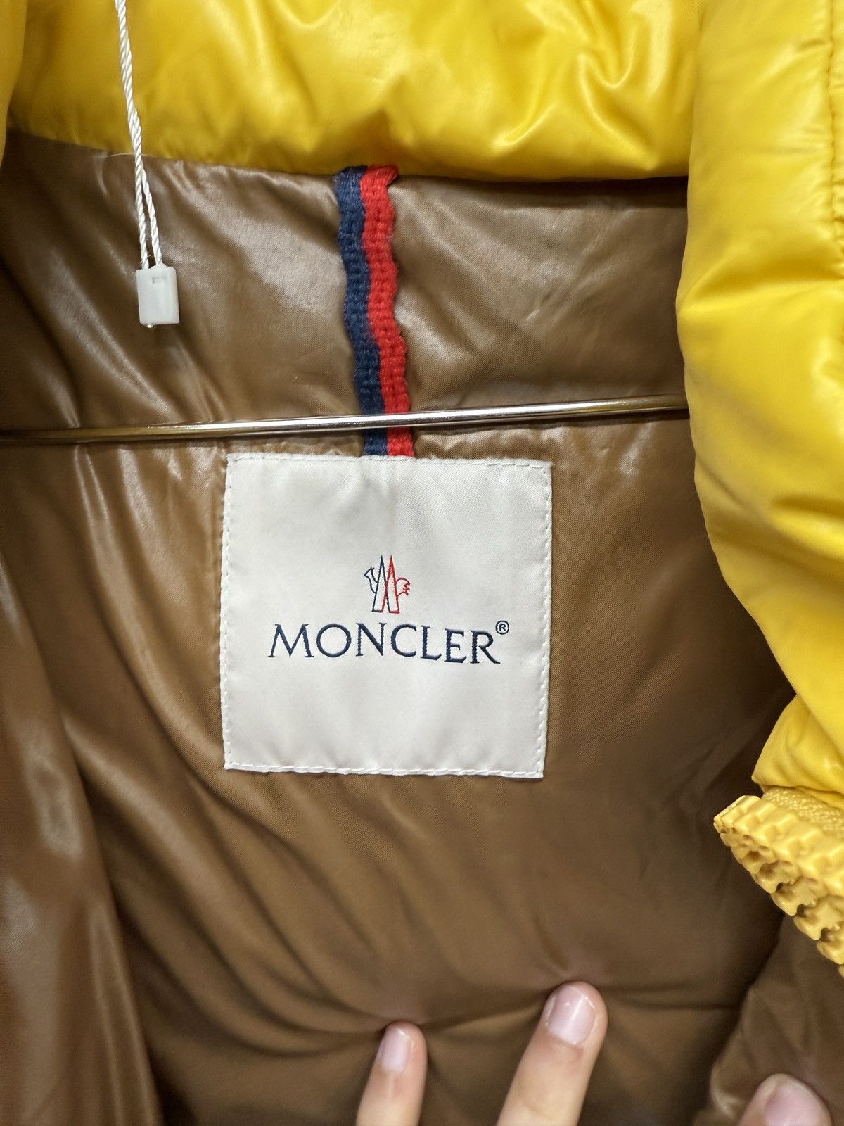 Moncler Moncler Yellow Maya Puffer Jacket Size US XL / EU 56 / 4 - 14 Thumbnail