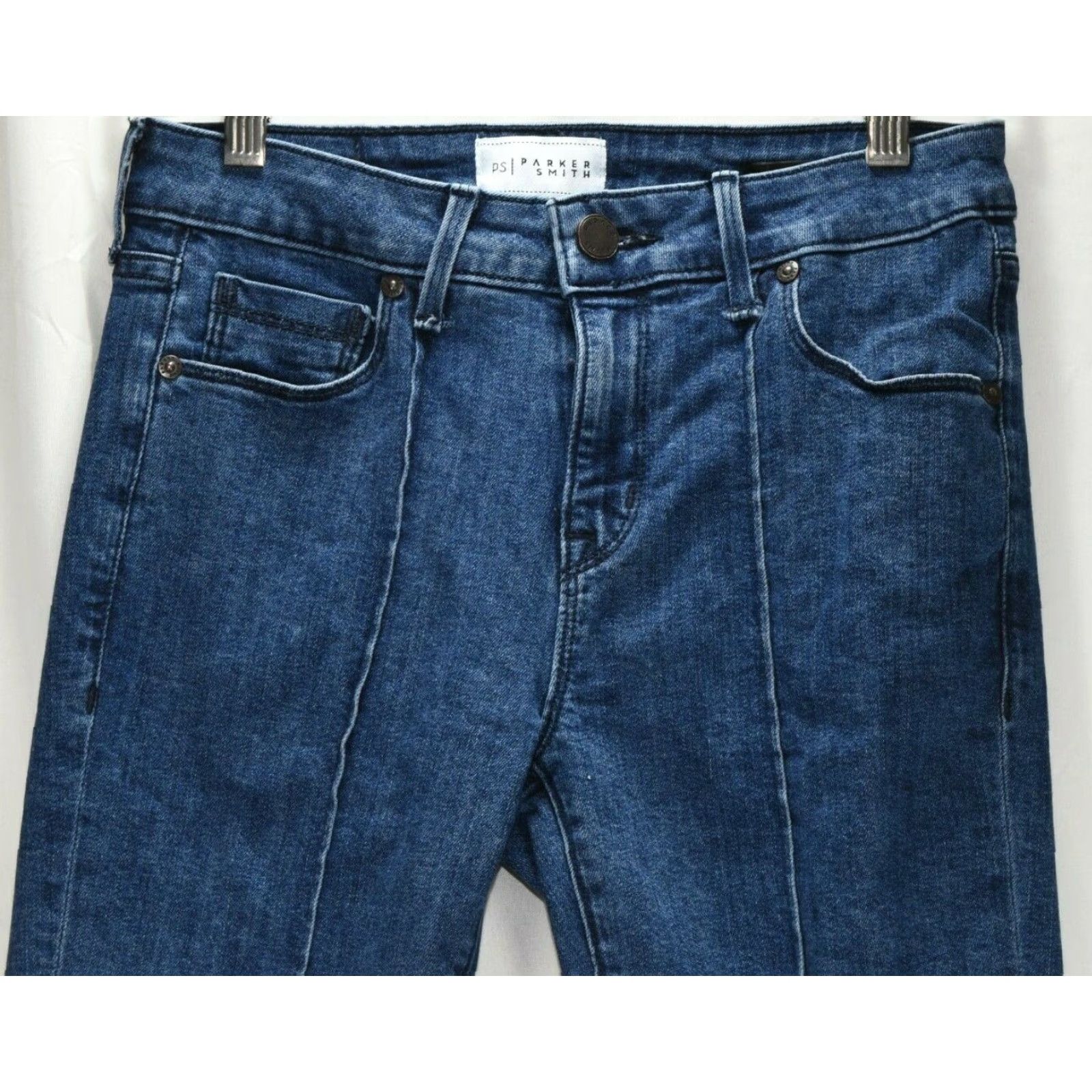 Parker Parker Smith Jeans Skinny Blue Size 26 Womens Slim Leg Cotton Blend Front Seam Size 26" / US 2 / IT 38 - 3 Thumbnail