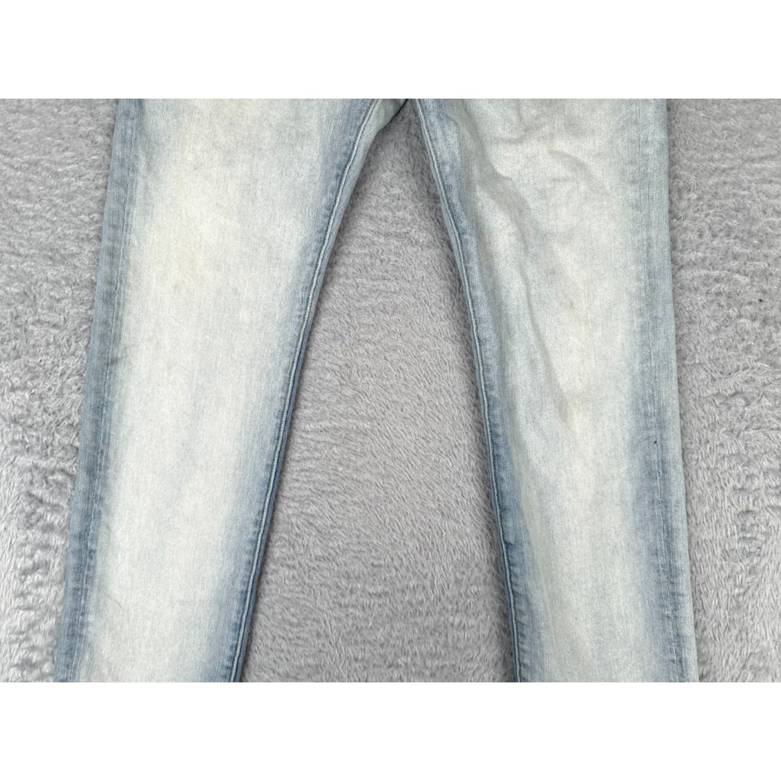 7 For All Mankind 7 For All Mankind Jeans Womens 28 Blue Denim Relaxed Skinny Bleached 28x29 28 Inseam 5-Pocket Logo Embroidered Distressed Comfort Stretch Size 28" / US 6 / IT 42 - 3 Thumbnail