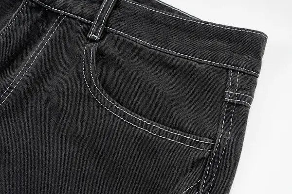 VIBE Y2k Washed Gradient Hombre Loose Flared Jeans Trousers Size US 30 / EU 46 - 7 Thumbnail
