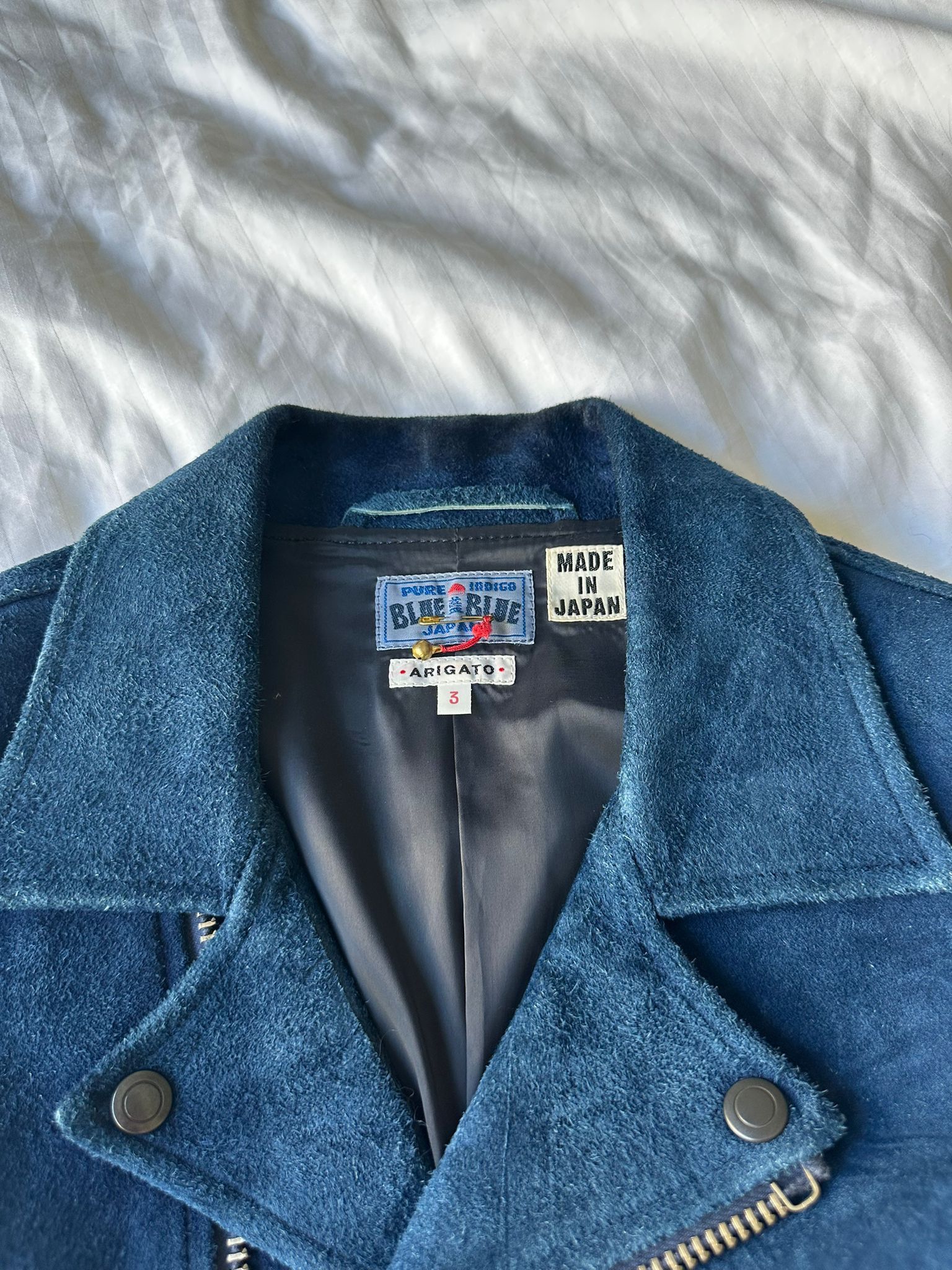Blue Blue Japan Indigo Horsehide Suede Size 3 Size US M / EU 48-50 / 2 - 2 Thumbnail
