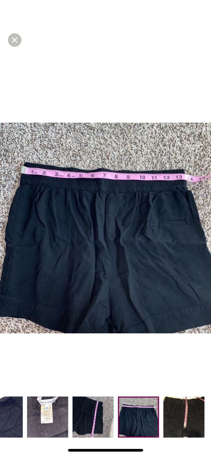 French Connection French connection XS pull on black shorts Size 25" / US 0 / IT 36 - 9 Thumbnail