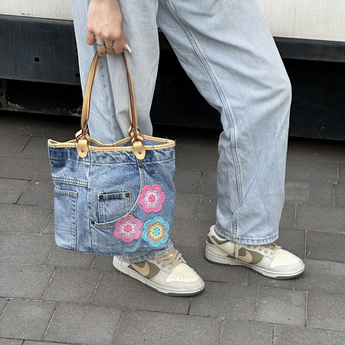 Japanese Brand Vintage Japanese Style Daniel Mayer Milano Denim Bag Custom Size ONE SIZE - 3 Thumbnail