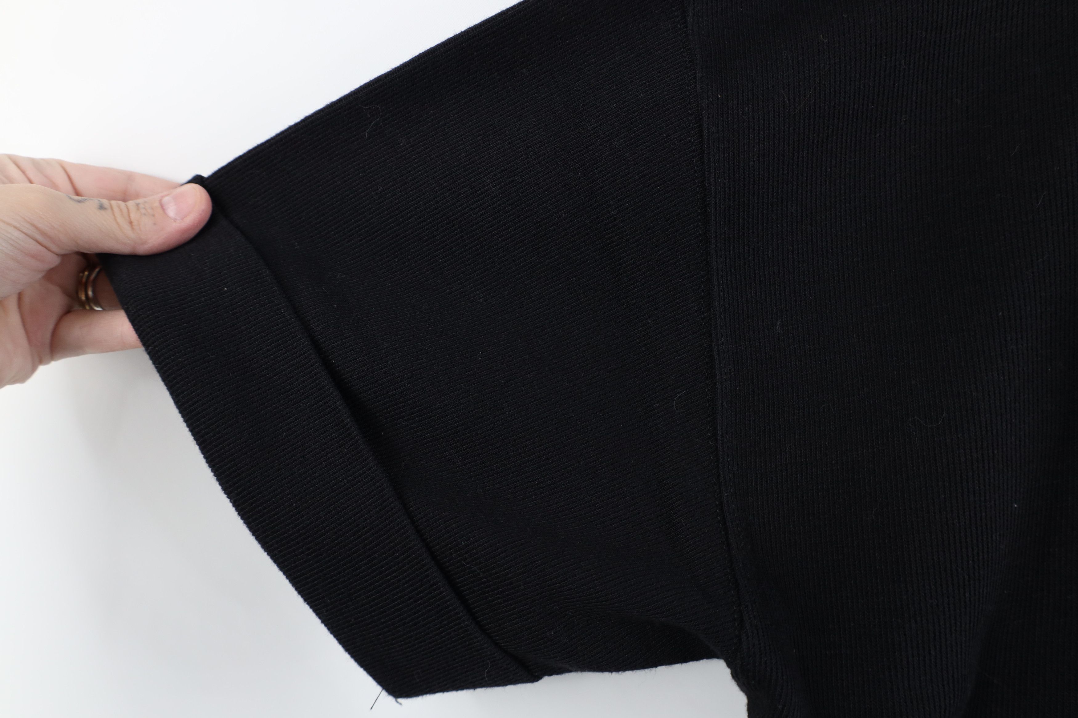 Express × Vintage Vintage 90s Express Blank Baggy Thermal Ribbed Knit T-Shirt Size L / US 10 / IT 46 - 5 Thumbnail