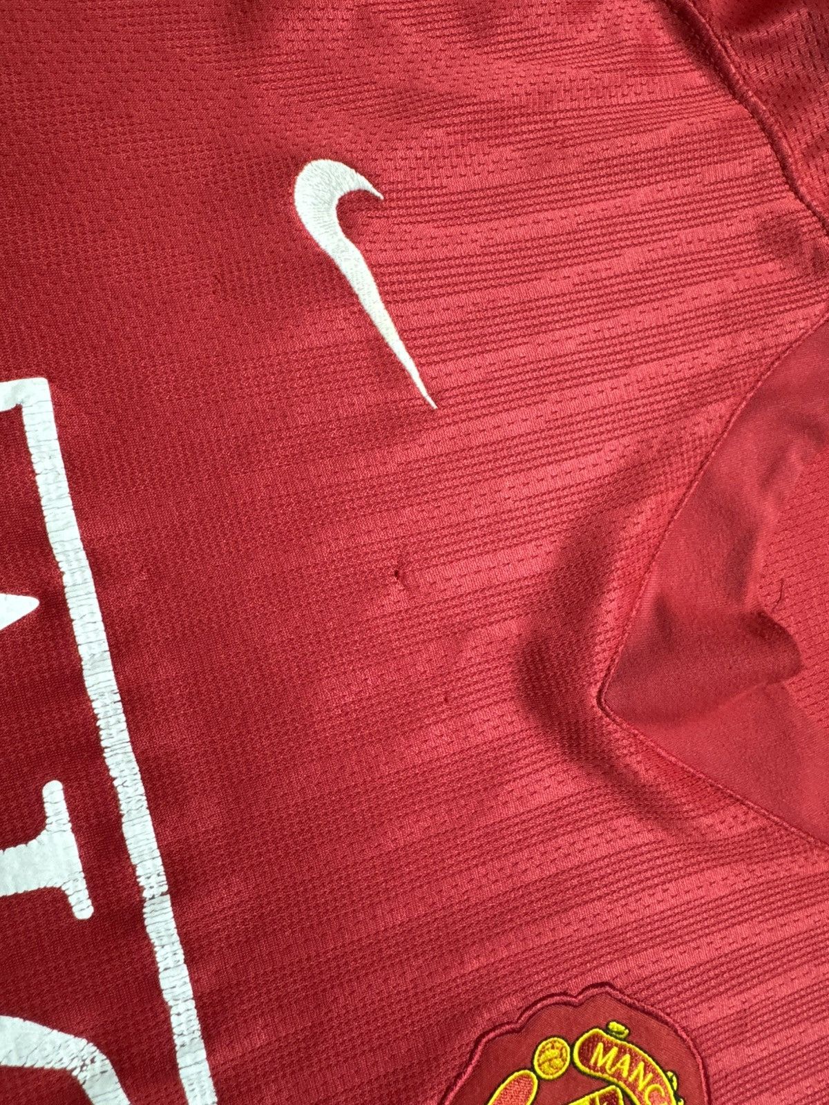 Nike Nike FC Manchester United 2007/2009 Vintage Soccer Jersey Size US XL / EU 56 / 4 - 9 Thumbnail