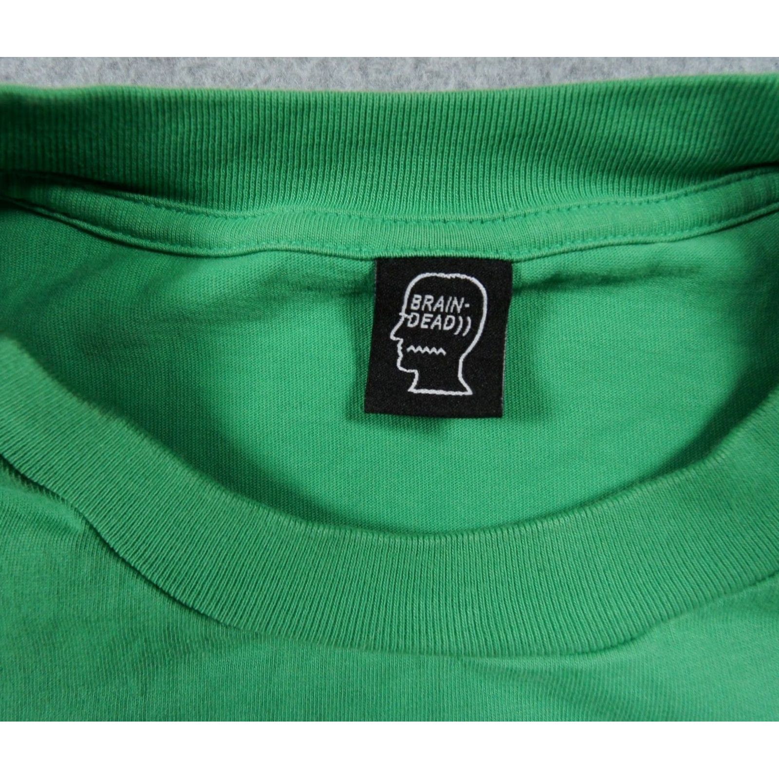 Brain Dead Brain Dead Shirt Mens XLarge Green Long Sleeve Graphic Tee Adult Size US XL / EU 56 / 4 - 4 Thumbnail