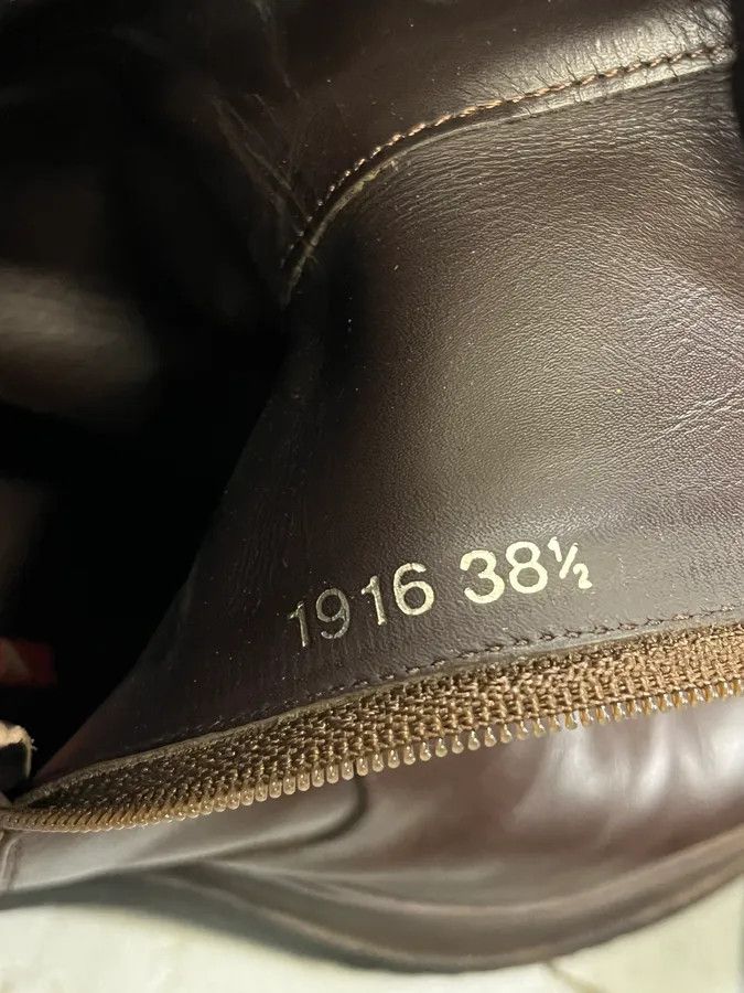 Prada 2000s Prada Dark Brown Leather Ankle Boots Size US 5.5 / EU 38 - 9 Thumbnail