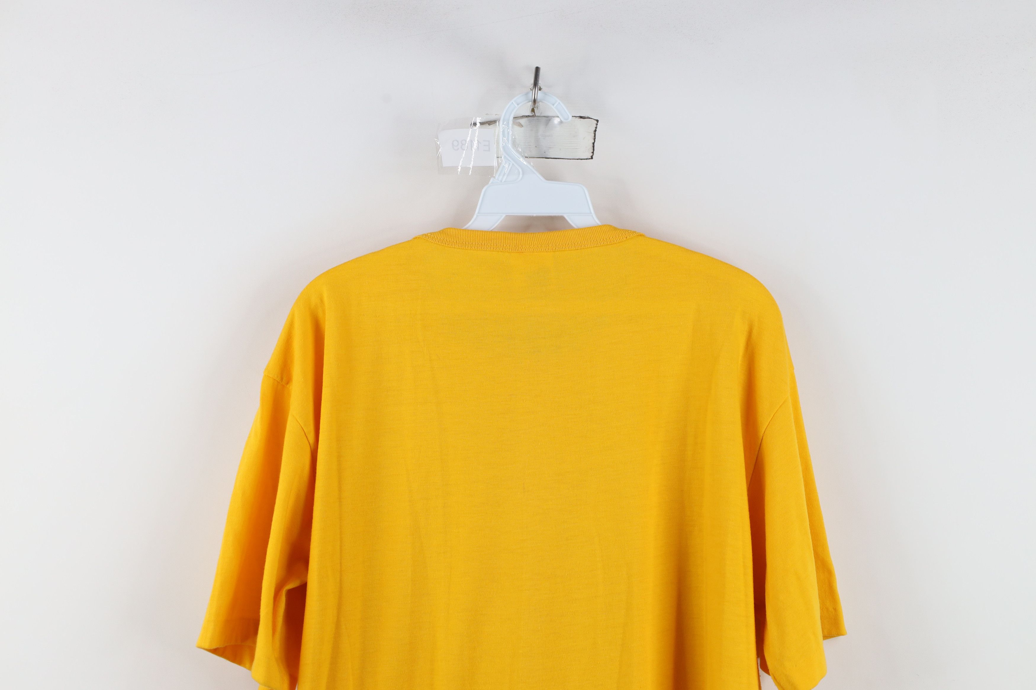 Vintage Vintage 90s Streetwear Blank Short Sleeve Henley T-Shirt Size US XL / EU 56 / 4 - 12 Thumbnail