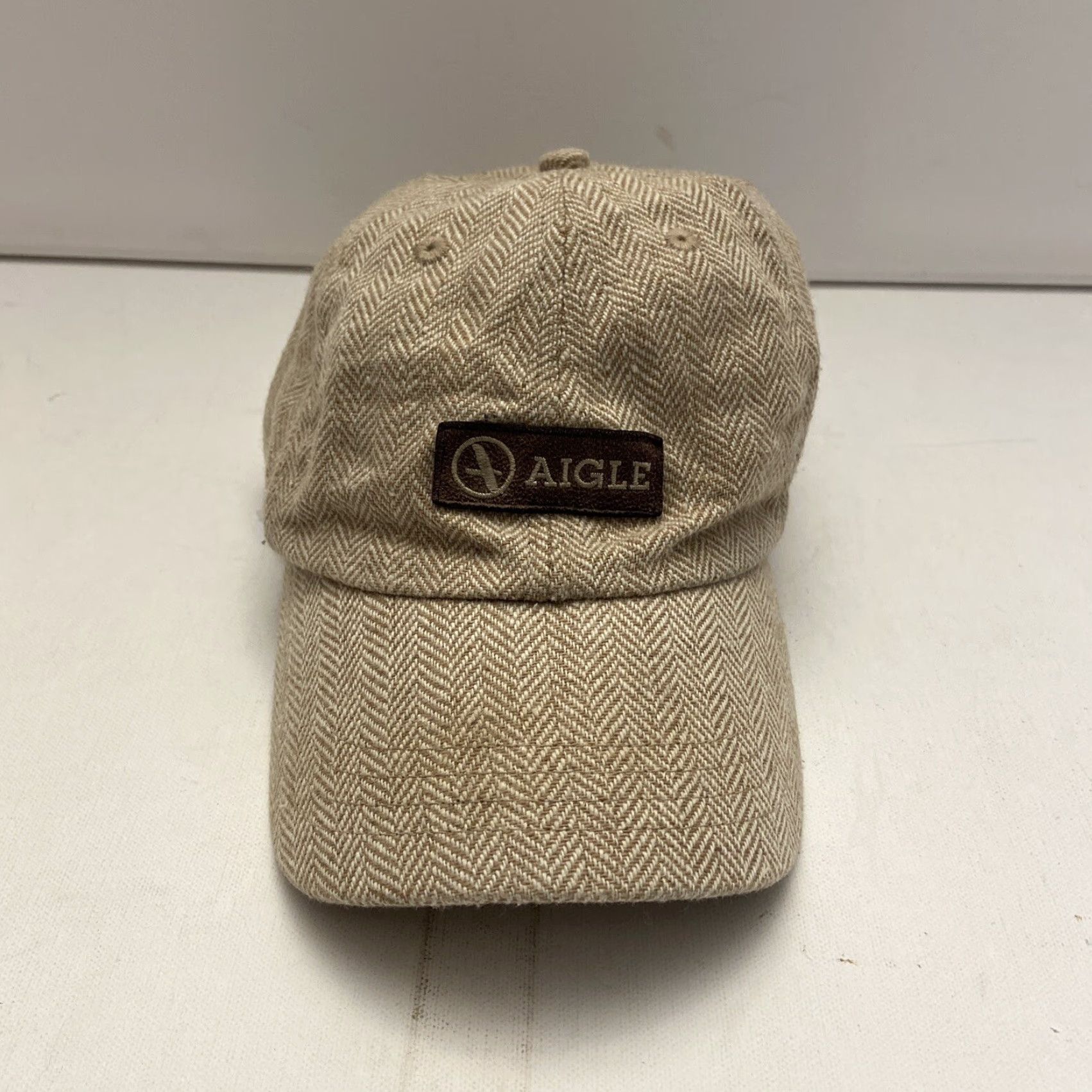 Aigle VINTAGE Aigle Tweed Baseball Cap One Size Beige Womens Size ONE SIZE - 2 Thumbnail