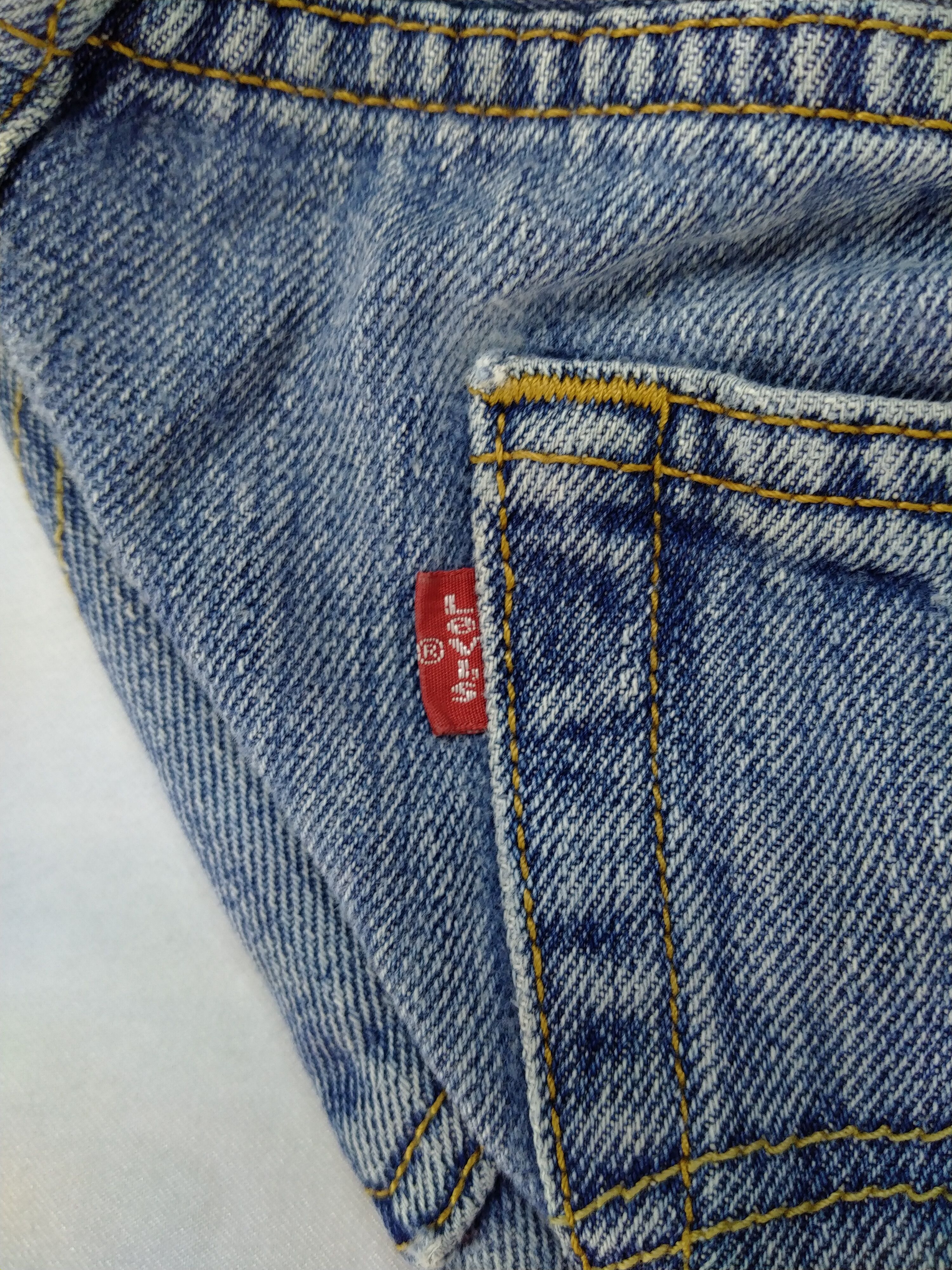 Levi's Straight Leg Vintage Levi's 501 37x27.5 Denim -JN345 Size US 37 - 16 Thumbnail