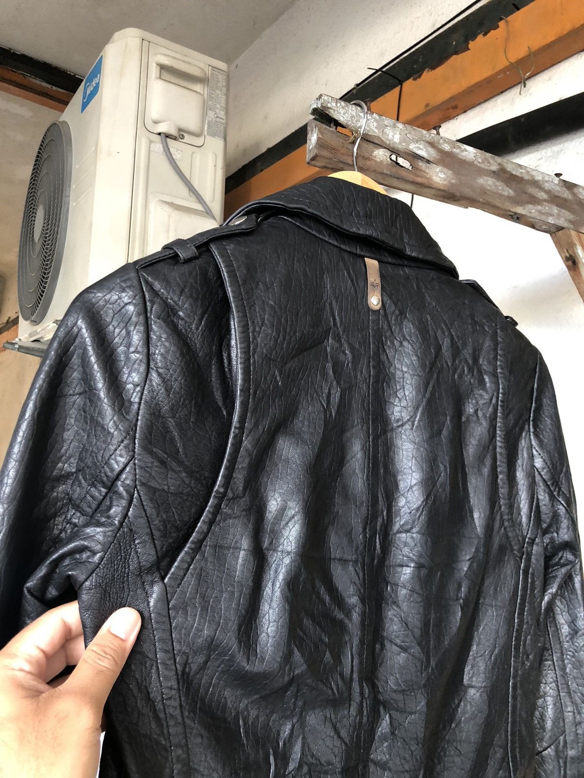 Mackage Mackage Punk Distressed Leather Biker Jacket Size XS / US 0-2 / IT 36-38 - 6 Thumbnail