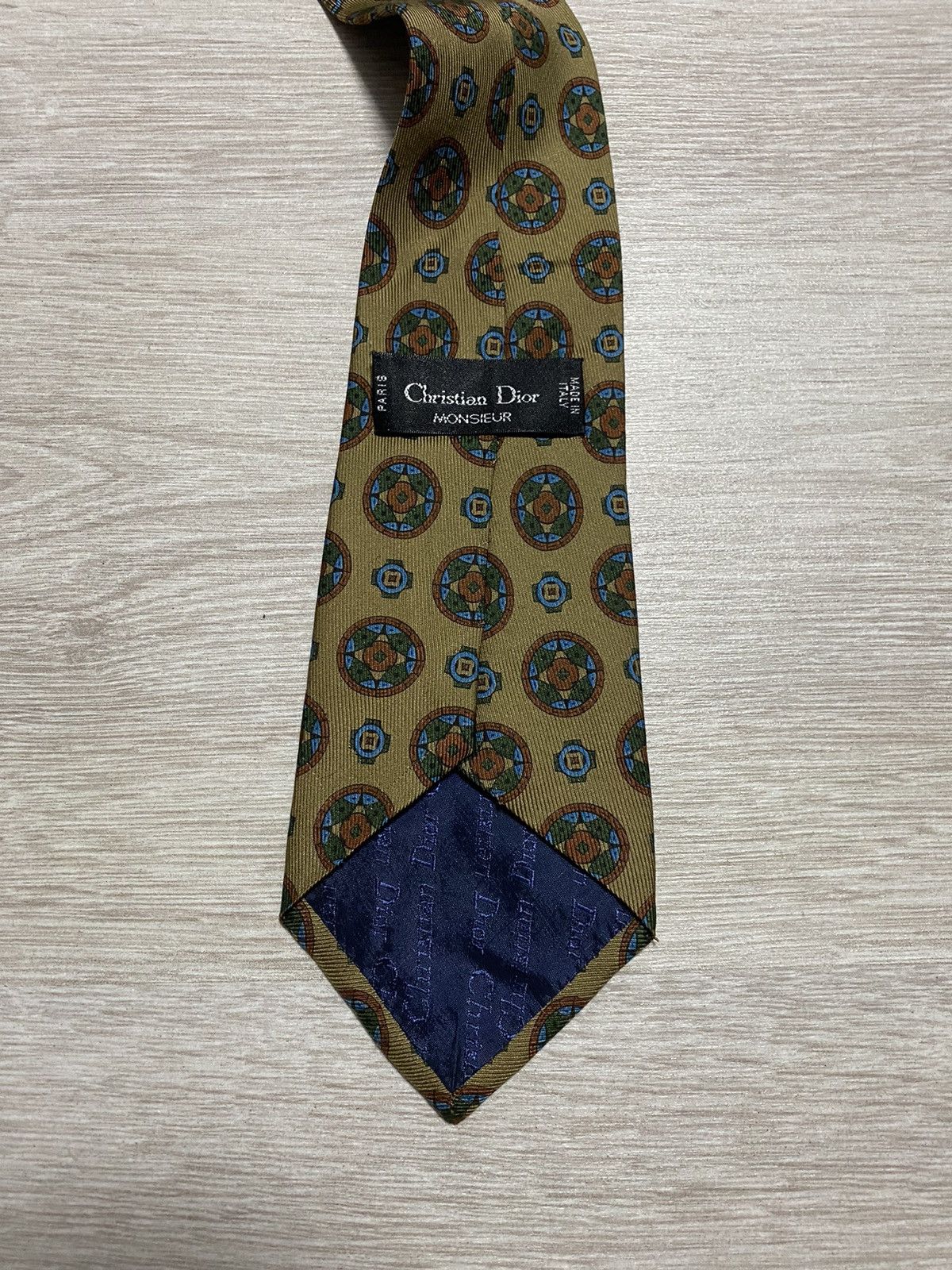 Christian Dior Monsieur Vintage Christian Dior Silk Ties made in Italy Size ONE SIZE - 5 Thumbnail