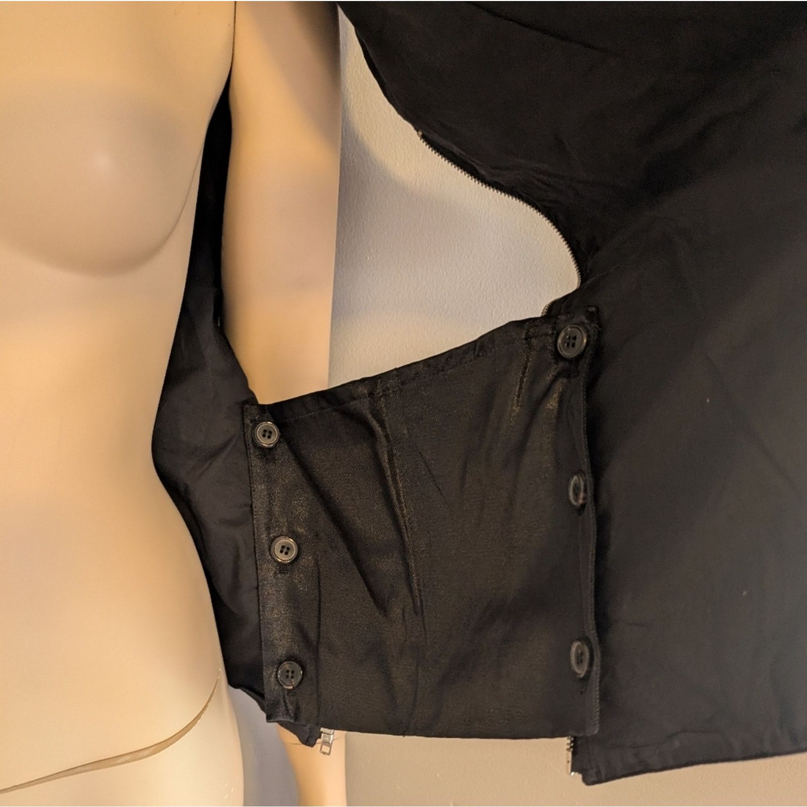 Ann Demeulemeester Vintage Ann Demeulemeester Vest Snaps + Zip Sides 38 EU 6 US Size S / US 4 / IT 40 - 12 Thumbnail