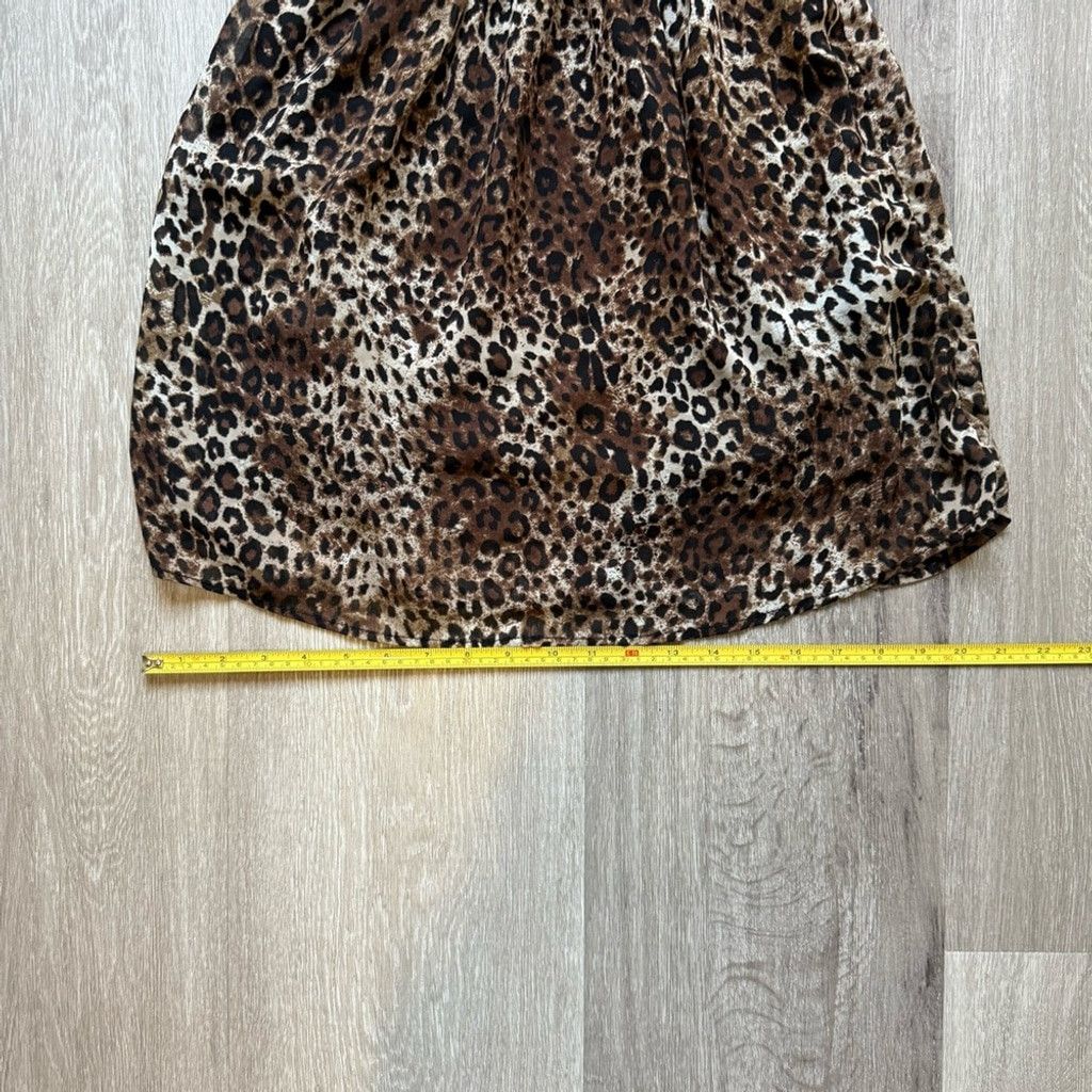 Other Dynamite Leopard Print Mini Dress Size M / US 6-8 / IT 42-44 - 4 Thumbnail