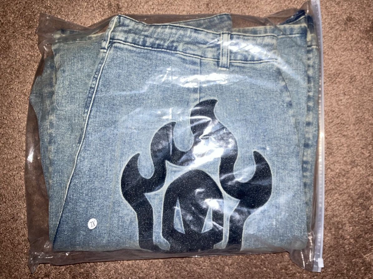 image of Vintage Ss Soul Reaper Jean Cargos in Blue, Men's (Size 34)