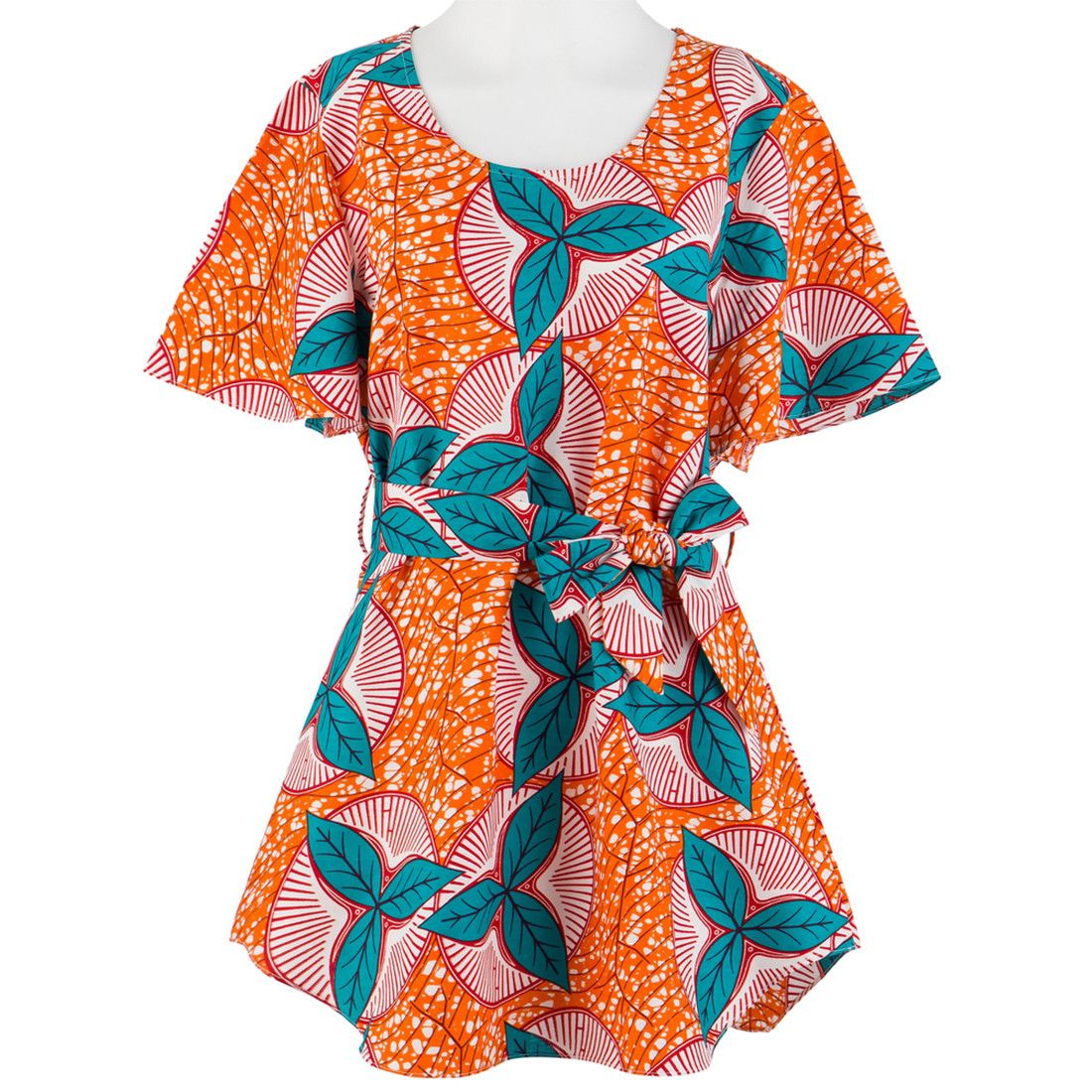 Other Cotton Tunic Shirt For Women African Wax Print Blouse Size L / US 10 / IT 46 - 1 Thumbnail