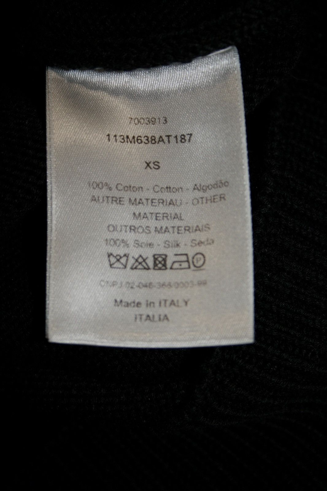 Dior Dior wool and silk sweater Size US XS / EU 42 / 0 - 4 Thumbnail