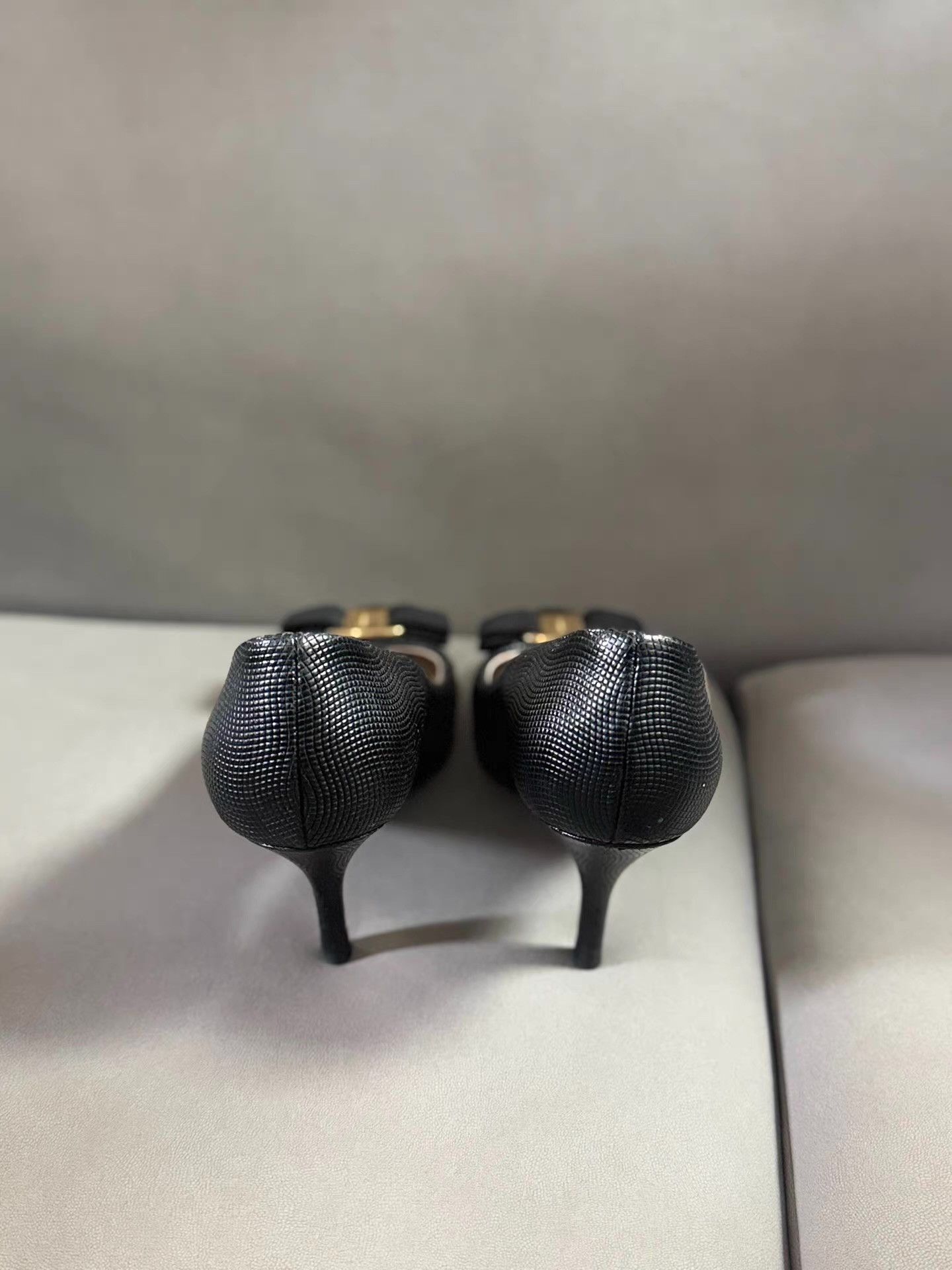 Salvatore Ferragamo Ferragamo Patent Leather High Heels。 Ｑ20 Size US 7 / IT 37 - 5 Thumbnail