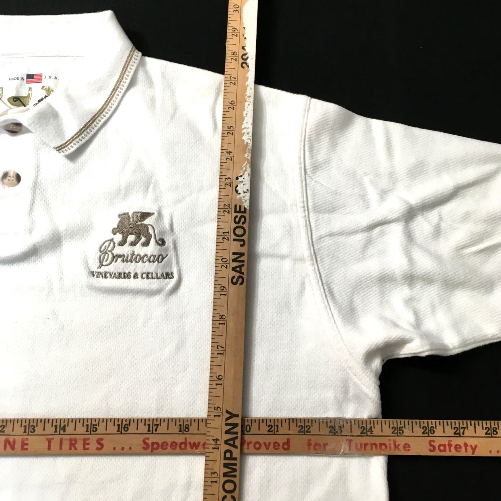Vintage The Skins Game Polo Shirt Golf Shirt Men's LARGE Short Sleeve Cotton EMBROIDERED Size US L / EU 52-54 / 3 - 4 Thumbnail