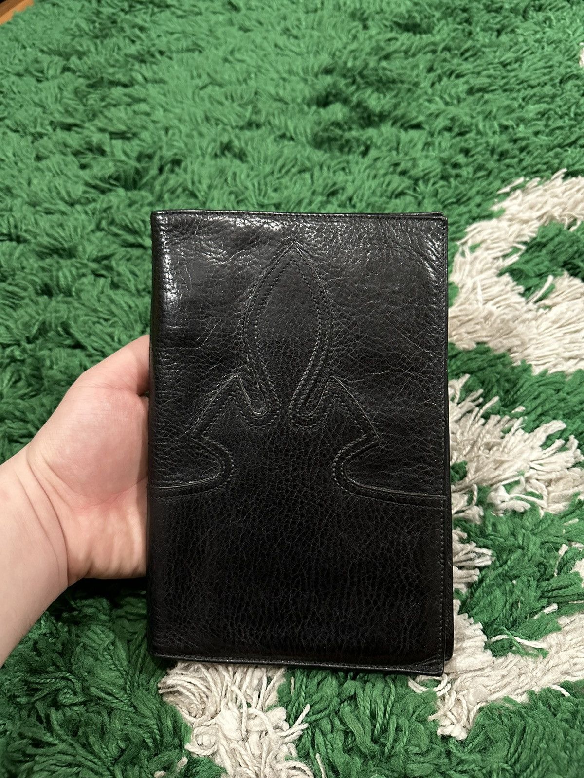 Chrome Hearts × Vintage Chrome Hearts Leather Fleur Notepad Organizer Size ONE SIZE - 1 Thumbnail