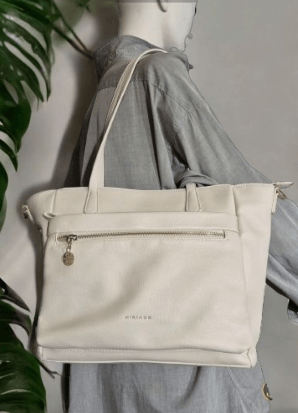 Other Miriade White Shoulder Bag – Elegant City Tote – NWT Size ONE SIZE - 10 Thumbnail
