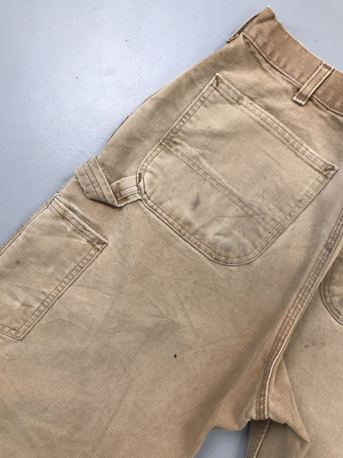 Carhartt Sun fade Vintage Carhartt B11 BRN carpenter denim Size US 34 / EU 50 - 12 Thumbnail