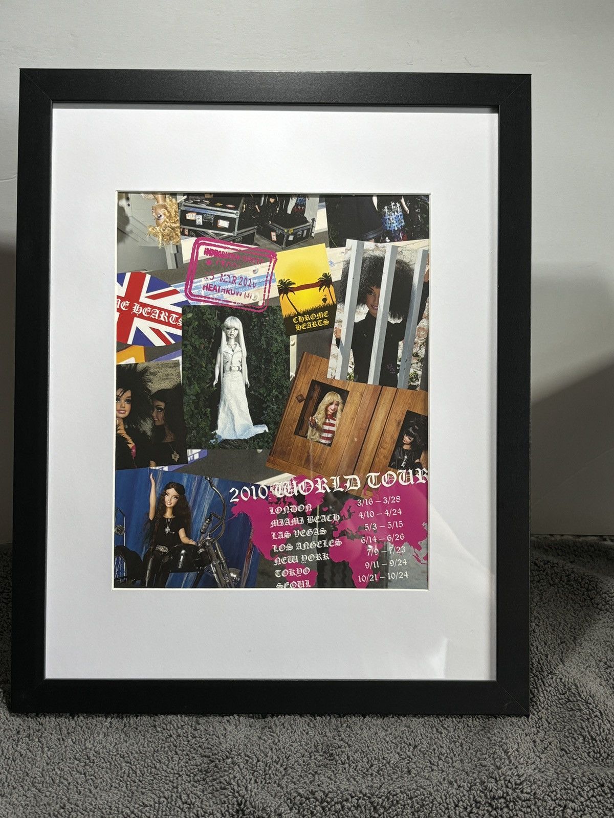 Chrome Hearts *Chrome Hearts* ‘Passport BARBIE’ Framed Poster Size ONE SIZE - 1 Thumbnail