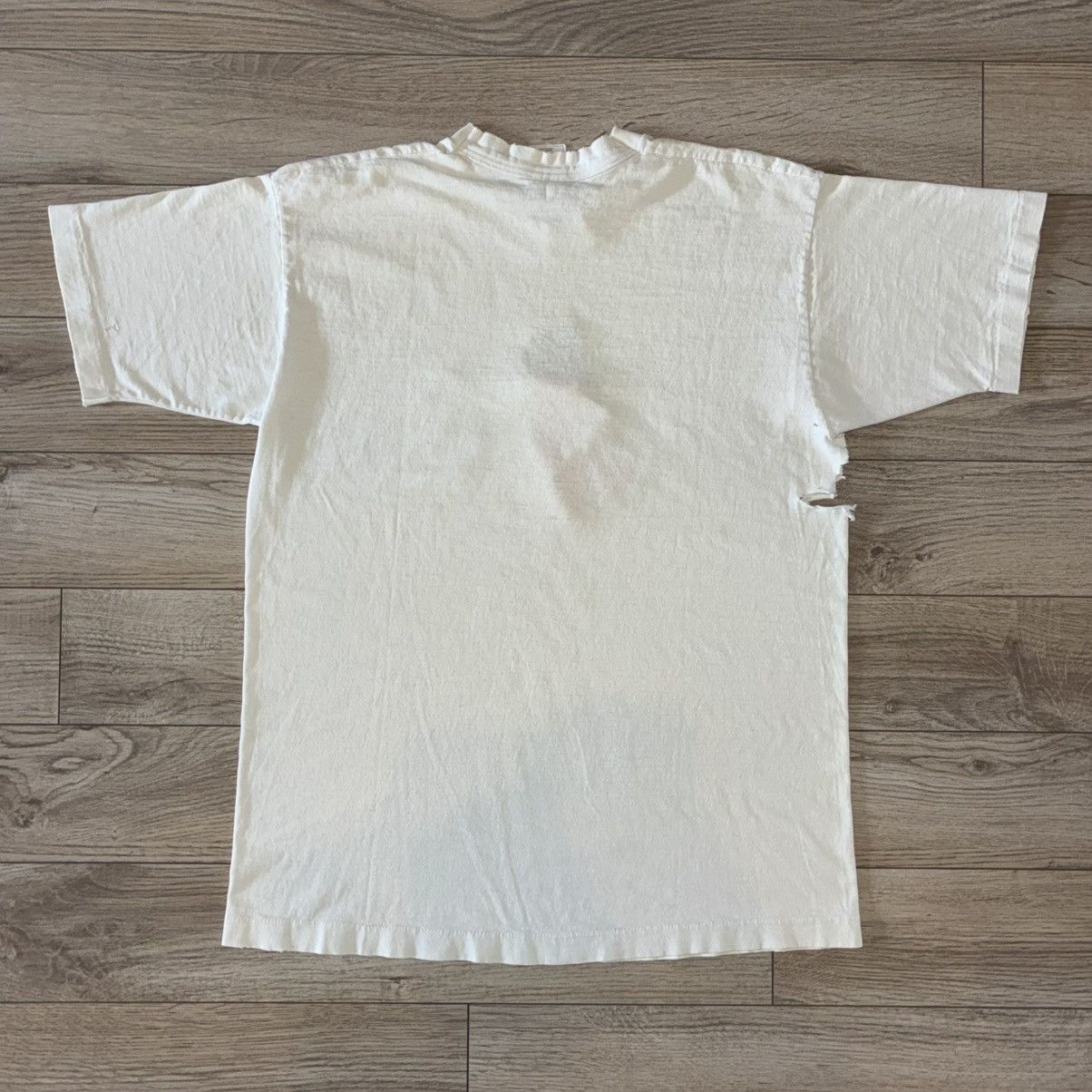 Fruit Of The Loom 90s Don't assume I cook thrashed distressed tee shirt Size US L / EU 52-54 / 3 - 4 Thumbnail