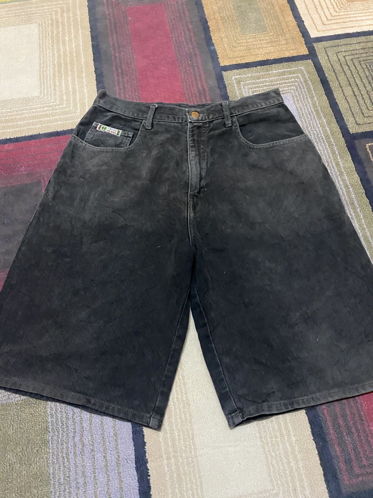 Cross Colours VINTAGE CROSS COLOURS BAGGY DENIM SHORT Size US 32 / EU 48 - 2 Thumbnail