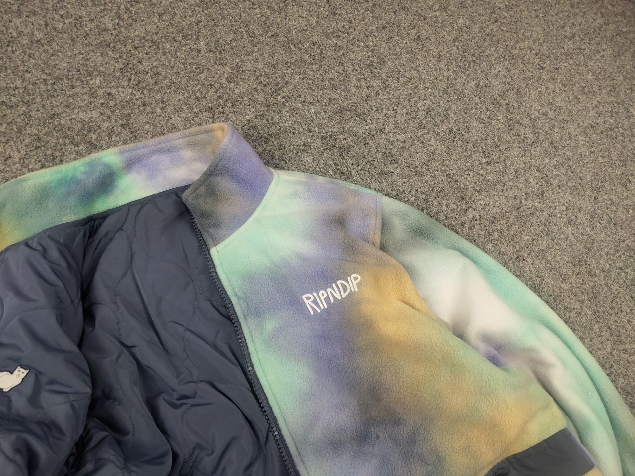 RIPNDIP RipNDip Castanza Reversible Brushed Fleece Quilted Jacket Size US M / EU 48-50 / 2 - 7 Thumbnail