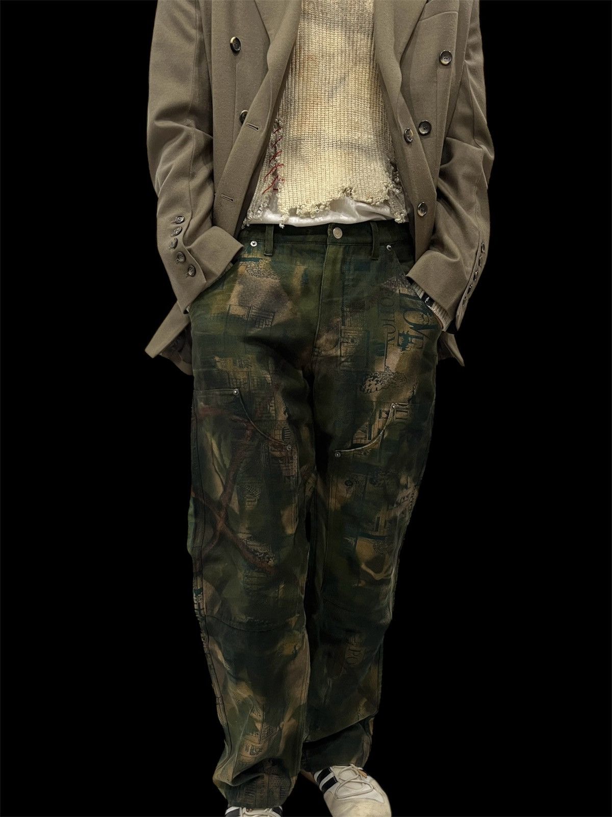 Vintage Resistance Camouflage Carpenter Pants Size US 30 / EU 46 - 3 Thumbnail
