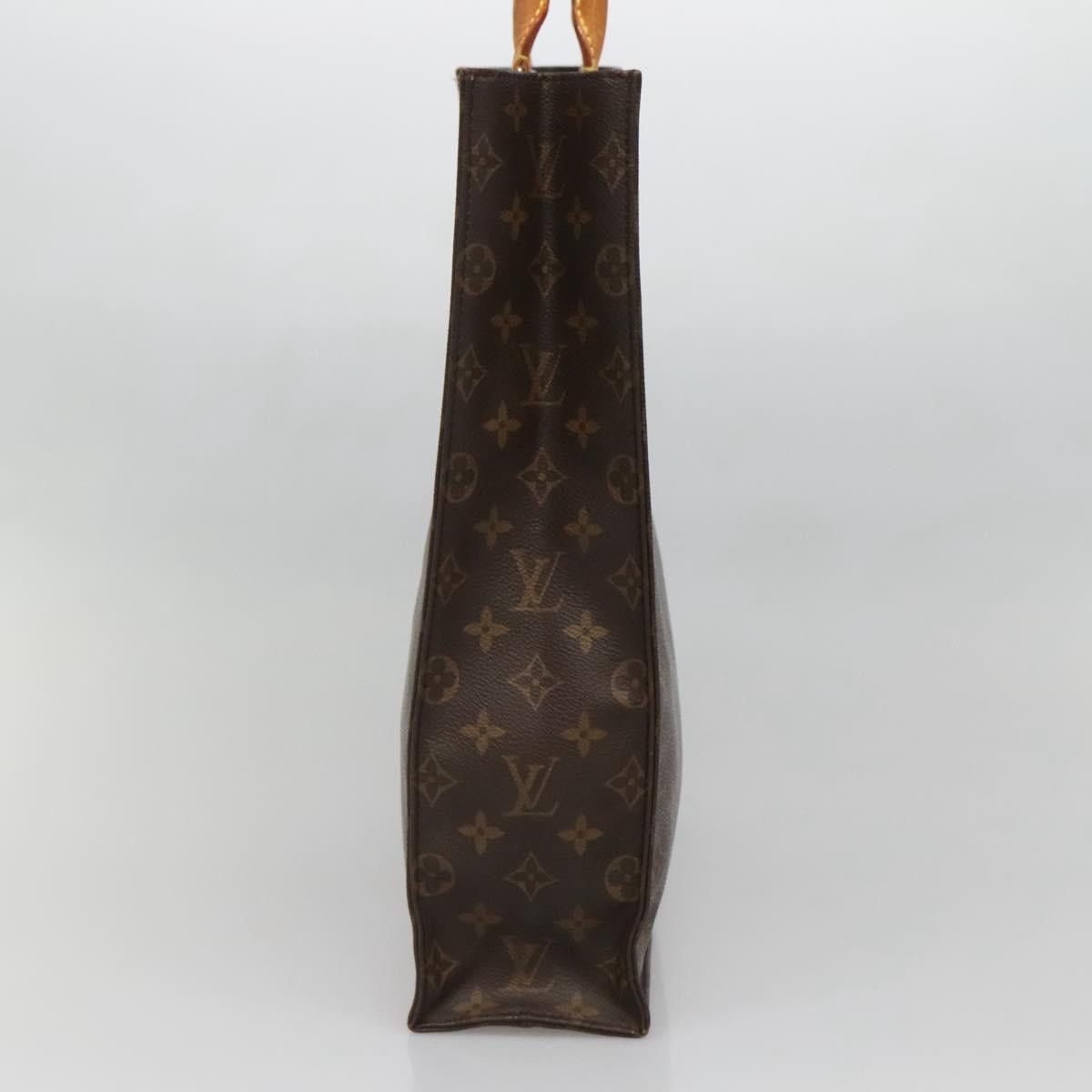 Louis Vuitton LOUIS VUITTON Monogram Sac Plat Hand Bag M51140 Size ONE SIZE - 4 Thumbnail