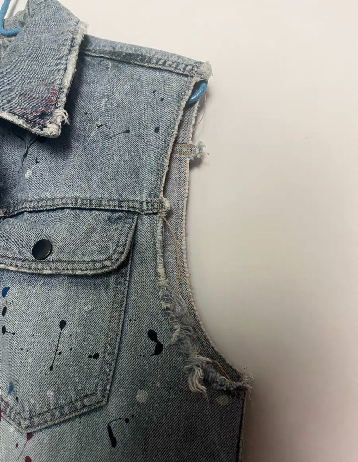 Number (N)ine Number (N)ine Spring/Summer 2006 Splatter-Wash Denim Jacket Size US M / EU 48-50 / 2 - 3 Thumbnail