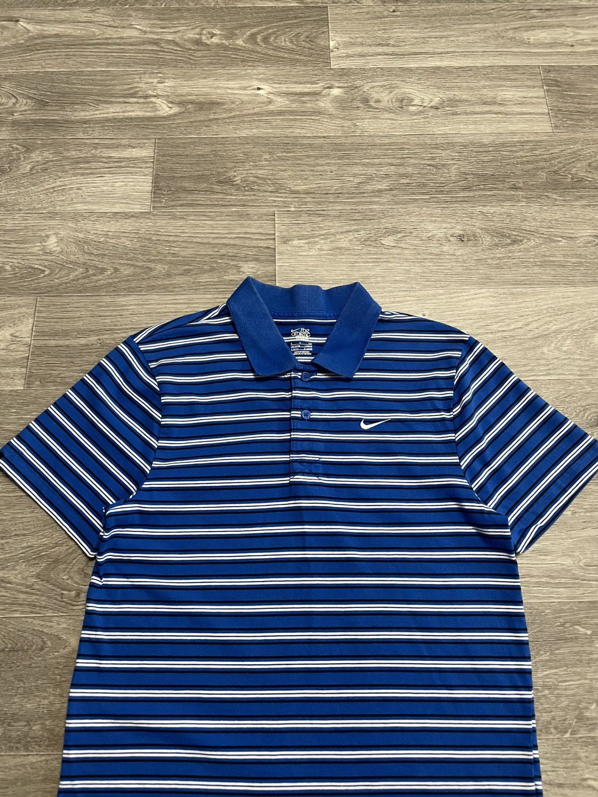 Nike Vintage Nike Striped Polo Shirt Y2K Size US S / EU 44-46 / 1 - 2 Thumbnail