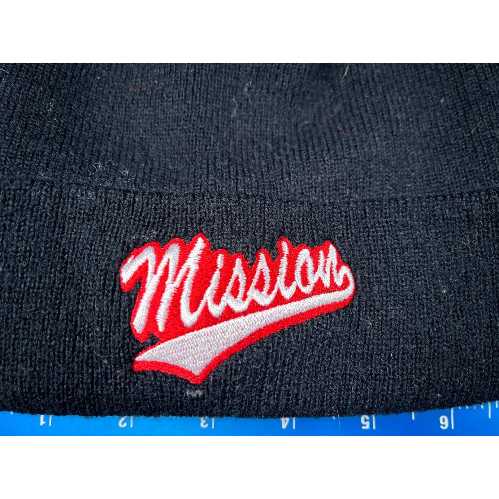 Vintage Mission AZ Ice Hockey Club Beanie Toque Adult One Size Black Knit 100% Acrylic Hat Mens Beanie Jewelry? Size ONE SIZE - 2 Thumbnail