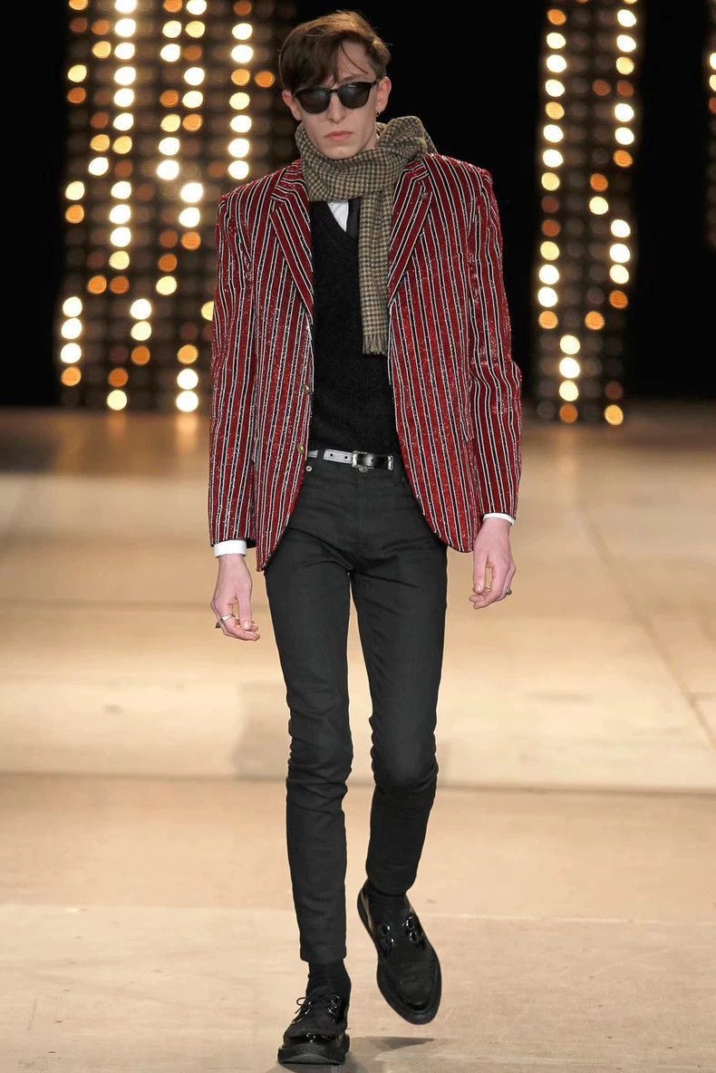 Saint Laurent Paris Saint Laurent Paris 14fw scale suit jacket-2506 Size US S / EU 44-46 / 1 - 2 Thumbnail
